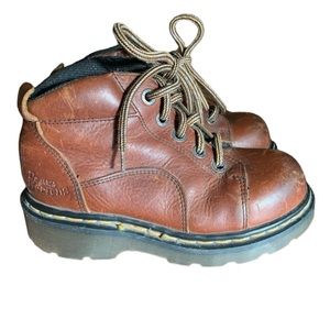 👞Doc Marten kids brown leather boots size 1